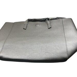 Expouch Womens Grey Tote PU Leather Shoulder Bag Satchel Handbag For Work Travel